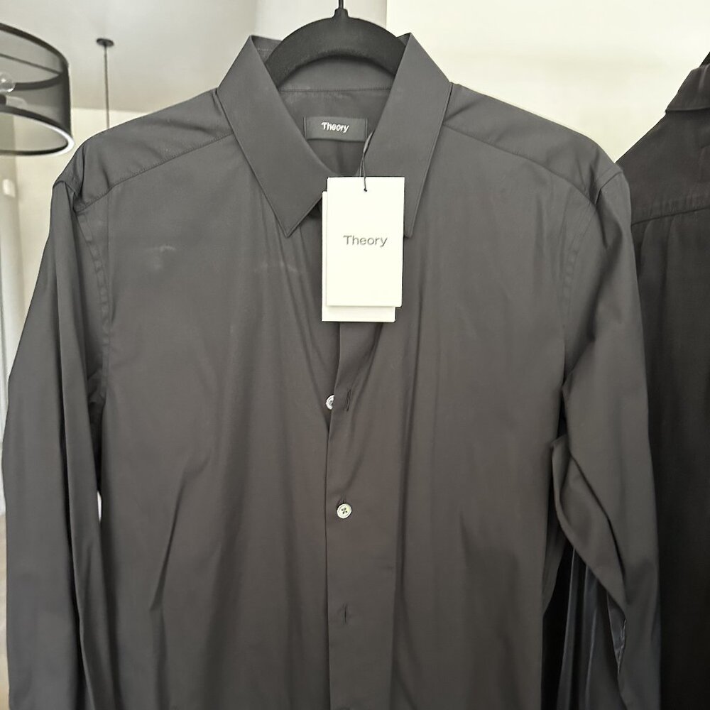 Black Theory Button Up Shirt Medium (Worn by Manny Montana/Rio Good Girls)